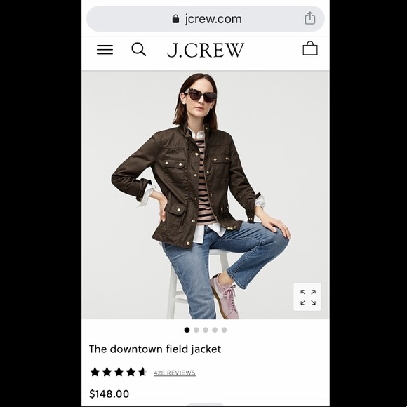 J. Crew field jacket in moss - Picture 1 of 6